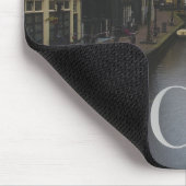 Monogrammierte Initialen auf Bild eines wasserreic Mousepad (Ecke)
