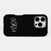 Monogrammierte iPhone 16 Pro Hülle (Rückseite (Horizontal))