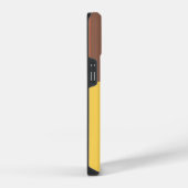 Monogrammierte moderne einfache Initiale  iPhone Hülle (Rechte Seite)