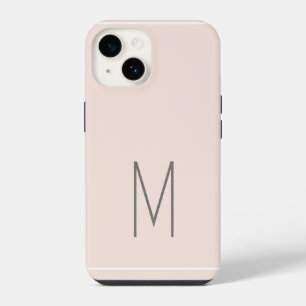Monogrammierte moderne einfache Initiale iPhone 14 Hülle