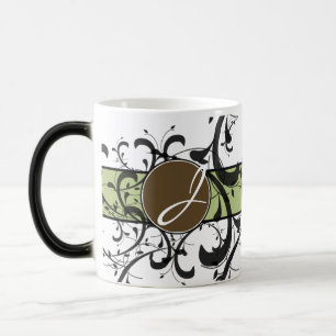 Monogrammierte Personalisierte Viktorianische Verz Verwandlungstasse