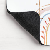 Monogrammierte Wasserfarbe Süßer Regenbogen Kinder Mousepad (Ecke)