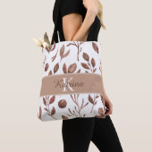 Monogrammierte Wasserfarben-Blumentasche Tasche (Von Nahem)