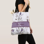 Monogrammierte Wasserfarben-Blumentasche Tasche (Von Nahem)