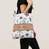 Monogrammierte Wasserfarben-Blumentasche Tasche (Von Nahem)