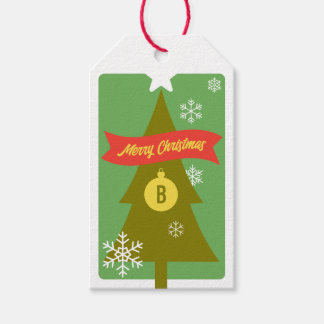 Monogrammierte Weihnachts-Ikonen Weihnachten Geschenkanhänger