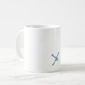 Monogrammierte Y-Tasse Kaffeetasse (Vorderseite Links)