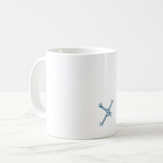 Monogrammierte Y-Tasse Kaffeetasse (Vorderseite Links)