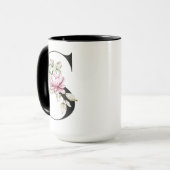 Monogrammierter Buchstabe S | Kaffeetasse (Vorderseite Links)