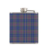 Monogrammierter Clan Baird Tartan Kariert Flask Flachmann (Rückseite)