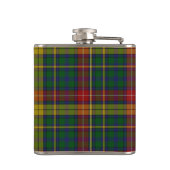Monogrammierter Clan Buchanan Tartan Kariert Golf  Flachmann (Rückseite)