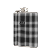 Monogrammierter Clan MacPhee Tartan Kariert Flask Flachmann (Links)