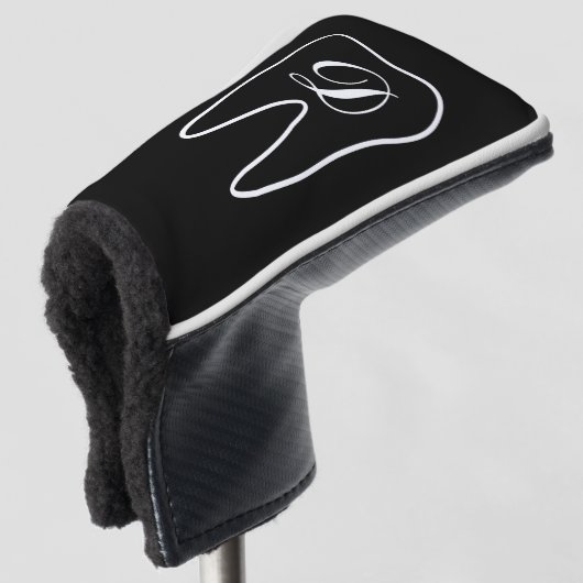 Monogrammierter Golf-Putter-Schlagholzabdeckung fü Golf Headcover (3/4 Vorderseite)