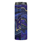 Monogrammierter Lapislazuli Thermosbecher (Rückseite)