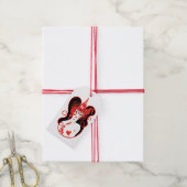 Monogrammierter Rubin-Geburtsstein Geschenkanhänger (Mit Garn)