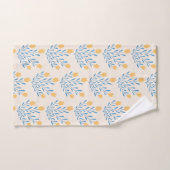 Monogrammiertes Blumengestecktuch-Set Badhandtuch Set (Handtuch)