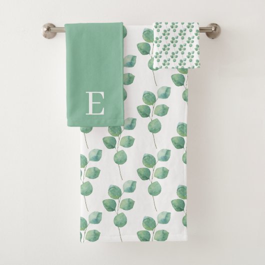 Monogrammiertes Eukalyptus-Handtuch-Set Badhandtuch Set (Insitu)