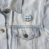 Monogrammiertes Myrtle Beach Souvenir Sand Surf Button (Beispiel)