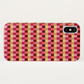 Monogrammiertes Polka Dots Muster Case-Mate iPhone Hülle (Rückseite (Horizontal))