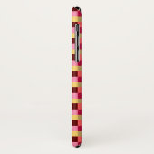 Monogrammiertes Polka Dots Muster Case-Mate iPhone Hülle (Hinten/Links)