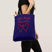Monogrammiertes Team-Tote der Braut Tasche (Von Nahem)