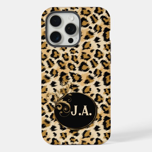Monogrammiertes Wild One Case-Mate iPhone Case Hülle (Rückseite)