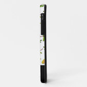 Monogramminitialen für Rosa und Grüne Libellen Case-Mate iPhone Hülle (Hinten/Links)