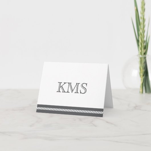 Monogrammkarte (Vorderseite)