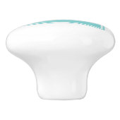 Monogrammknopf Keramikknauf (Seitenansicht)