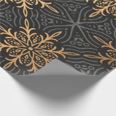 MonogrammluxusgoldMandala Muster Geschenkpapier (Ecke)