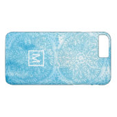 Monogrammm | Ananas Life III Case-Mate iPhone Hülle (Rückseite (Horizontal))