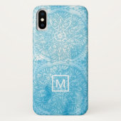 Monogrammm | Ananas Life III Case-Mate iPhone Hülle (Rückseite)