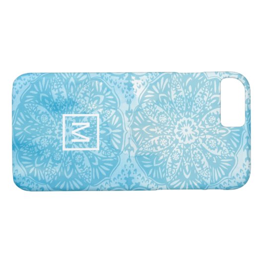 Monogrammm | Ananas Life III Case-Mate iPhone Hülle (Rückseite (Horizontal))