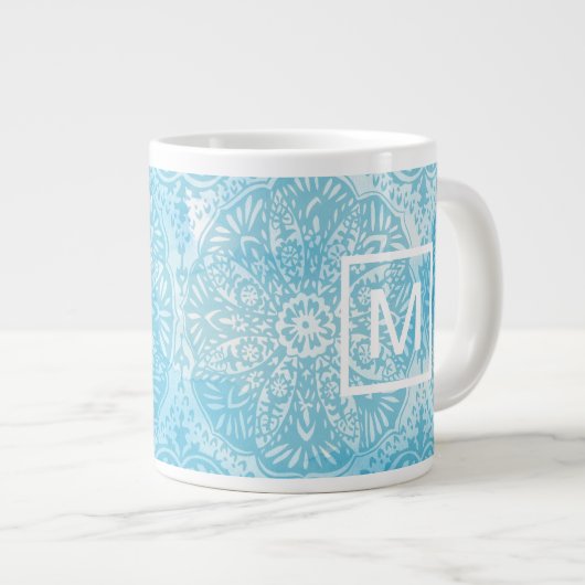 Monogrammm | Ananas Life III Jumbo-Tasse (Vorderseite Rechts)