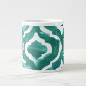 Monogrammm | Aquamarine Motif IV Jumbo-Tasse (Vorderseite)