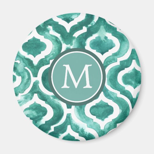 Monogrammm | Aquamarine Motif IV Magnet (Vorne)