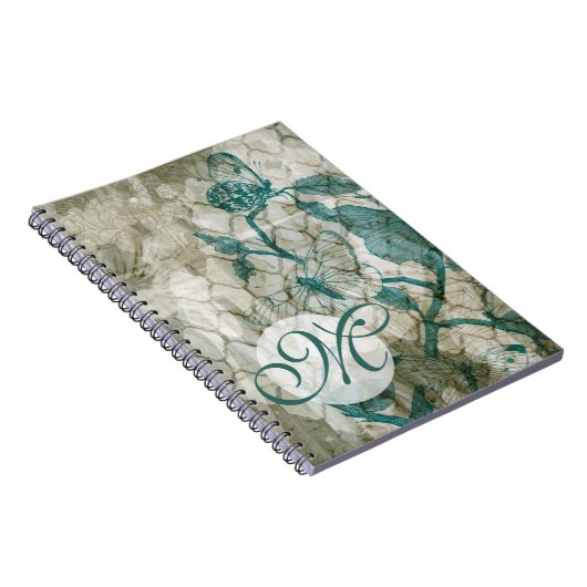 Monogrammm | Arabesque Butterfells VI Notizblock (Rechte Seite)