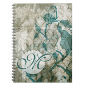 Monogrammm | Arabesque Butterfells VI Notizblock (Vorderseite)