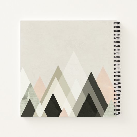 Monogrammm | Berge jenseits der Berge III Notizblock (Rückseite)