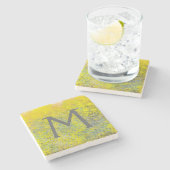 Monogrammm | Bienenstock I Steinuntersetzer (Seitenansicht)