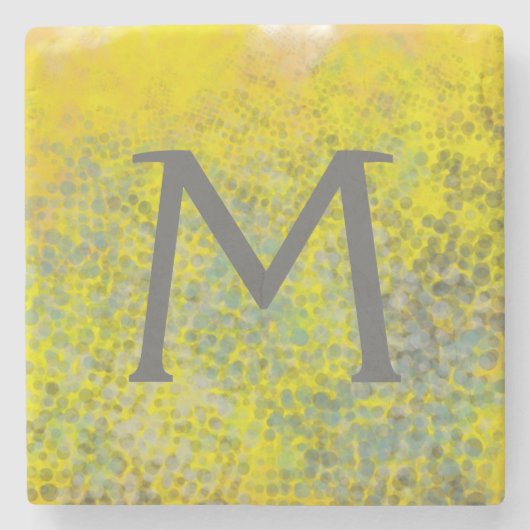 Monogrammm | Bienenstock I Steinuntersetzer (Vorderseite)