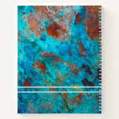 Monogrammm | Blue Shattuckite Notizblock (Rückseite)