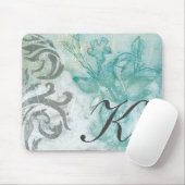 Monogrammm | Blume Spray II Mousepad (Mit Mouse)