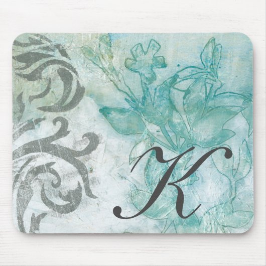 Monogrammm | Blume Spray II Mousepad (Vorne)