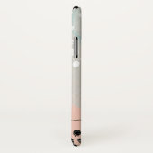 Monogrammm | Blush & Gold I Case-Mate iPhone Hülle (Hinten/Rechts)