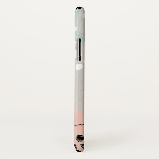 Monogrammm | Blush & Gold I Case-Mate iPhone Hülle (Hinten/Rechts)