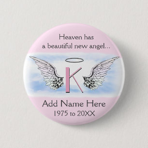 Monogrammm Buchstabe K Name hinzufügen Memo Button