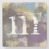 Monogrammm | Calm Interlude Steinuntersetzer (Vorderseite)