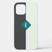Monogrammm Case-Mate iPhone Hülle (Rückseite)