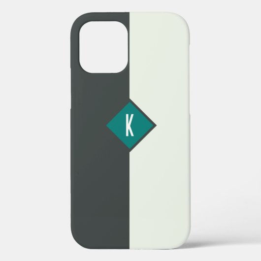 Monogrammm Case-Mate iPhone Hülle (Rückseite)